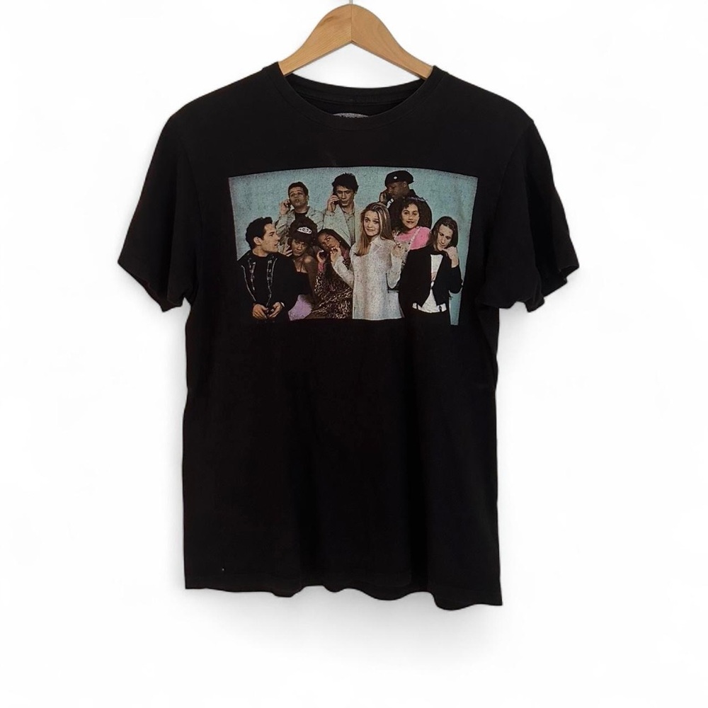 Clueless 90s Black Graphic Short Sleeve Tee